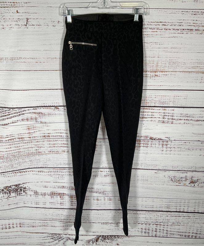 Bogner Vintage Dona High-Rise Tapered Stirrup Ski Pants in Black Women's Size 6