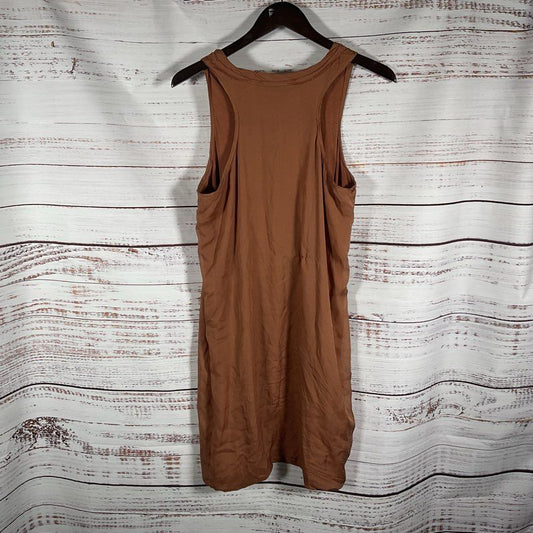 Lanvin Inside Out Rust Brown Sleeveless Casual Dress - Size in Description