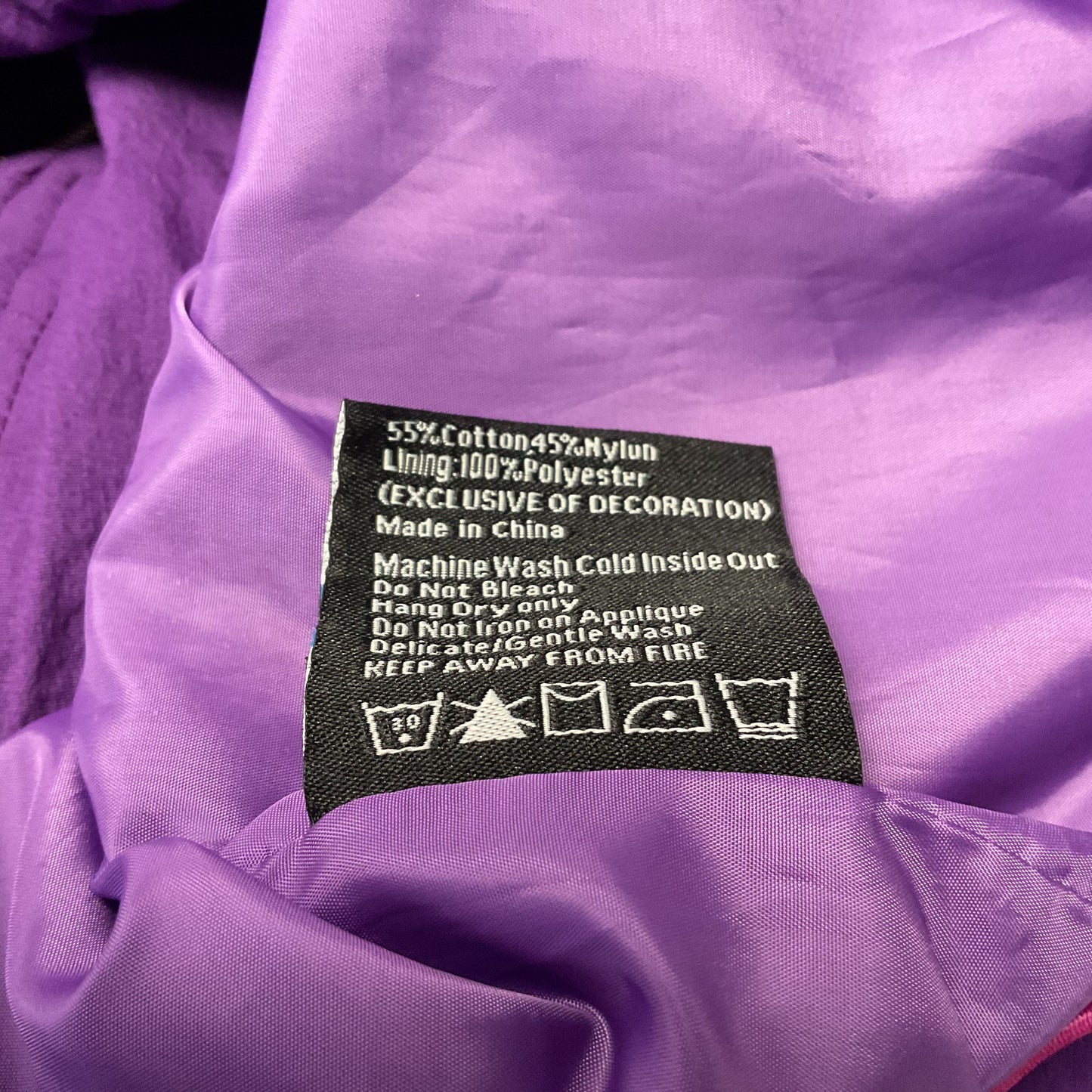 Ari-Gatou Techwear Black Turquoise Purple Jacket - Size Adult M
