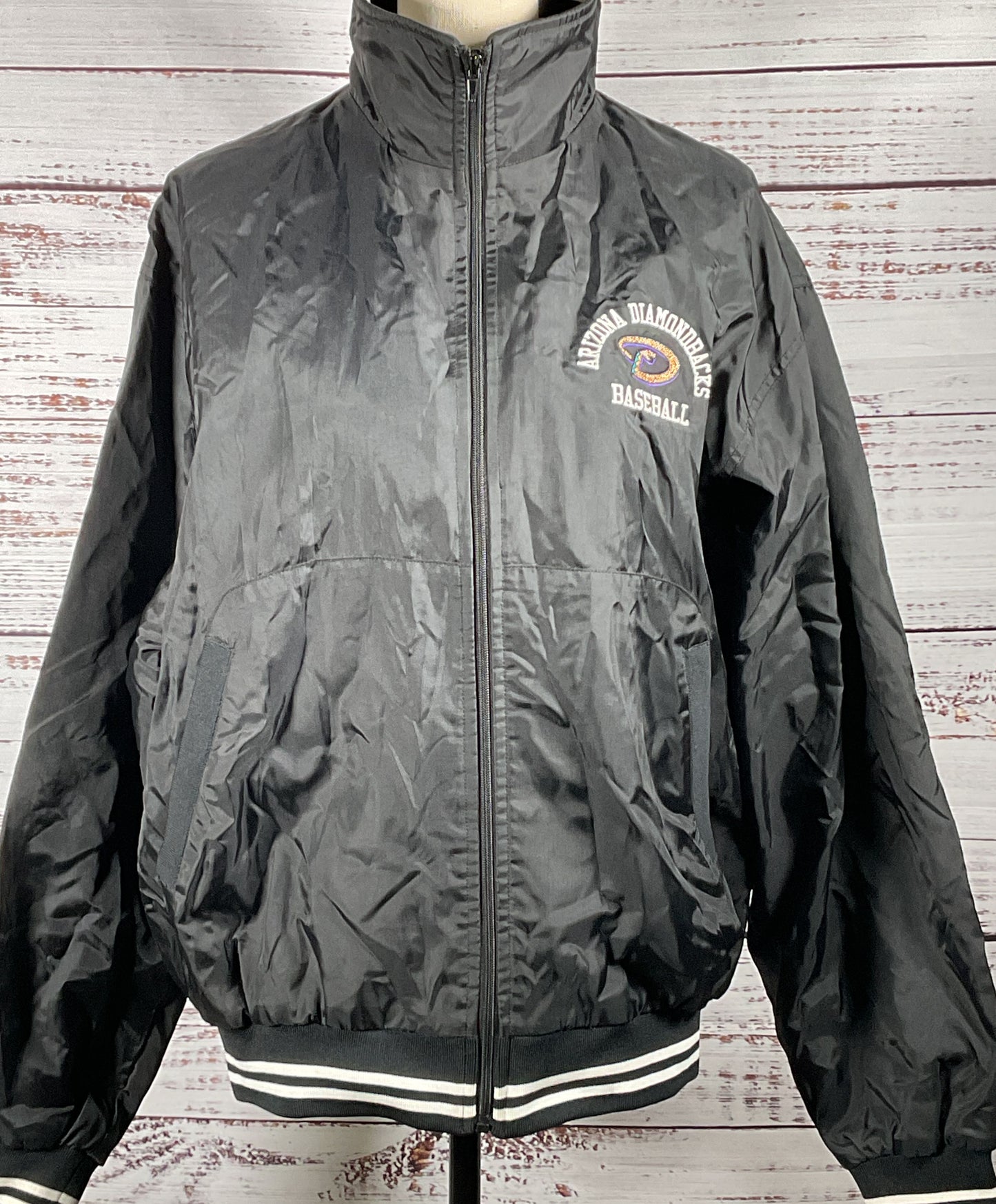 Majestic Vintage Arizona Diamondbacks Windbreaker Black M