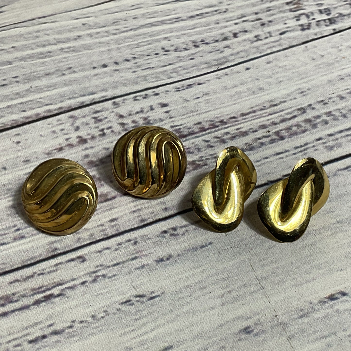 2 Pairs of CARLA 14K Gold Filled Earrings- 7.02g