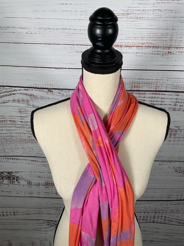 Women's LA FIORENTINA Pink & Purple Scarf/Wrap