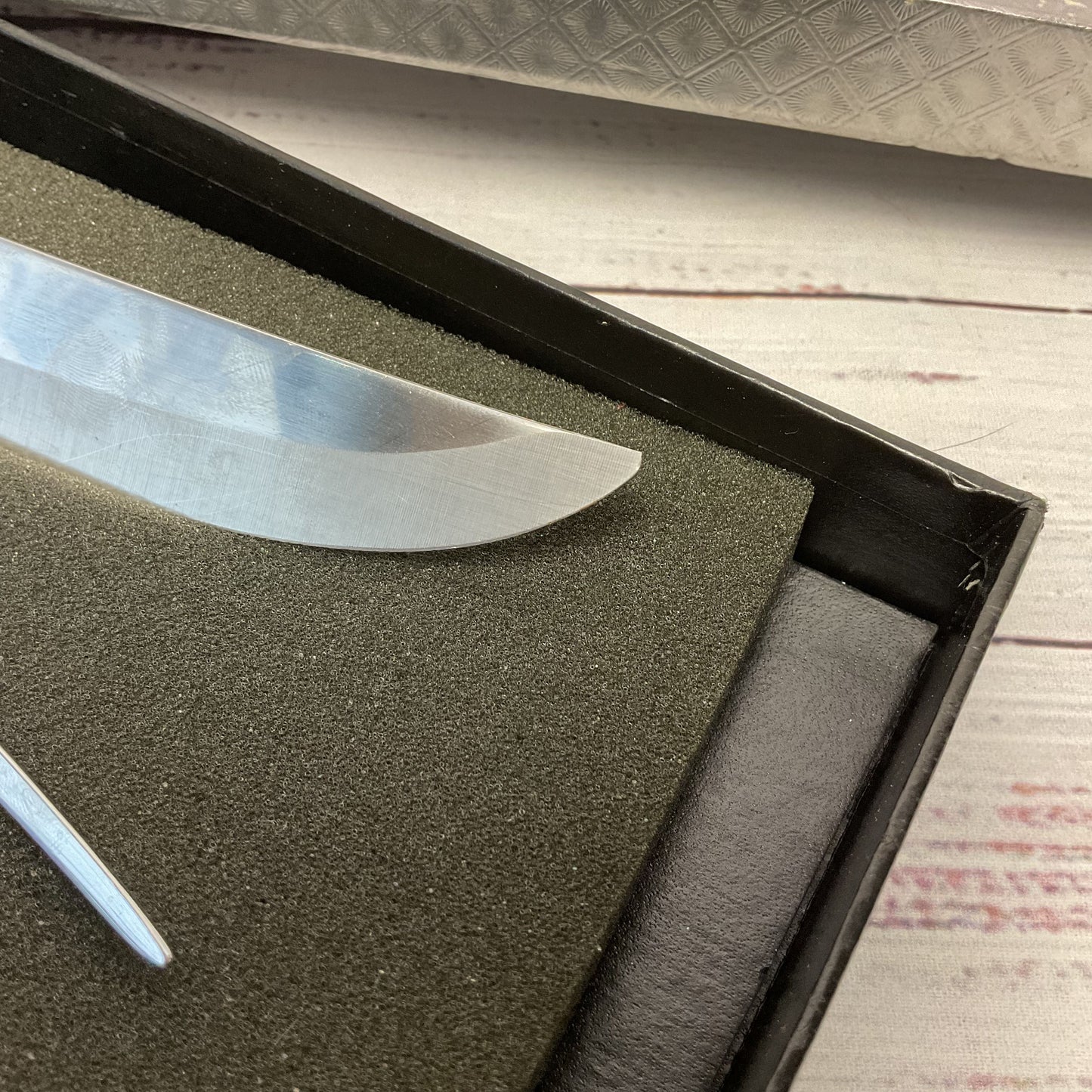 Towle Stainless Steel Fork and Knife Carving Set Engraved NAIC Zone II 1977