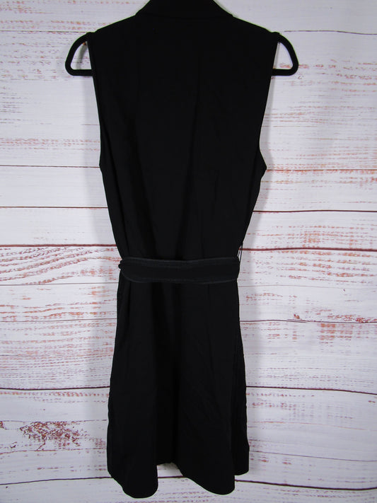 Kobi Halperin Amber Women's Black Embroidered Tied Vest Size M