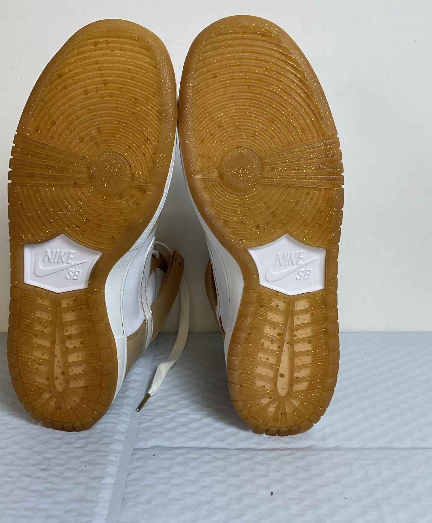 Nike SB Dunk High TRD QS White Tan Size 11.5