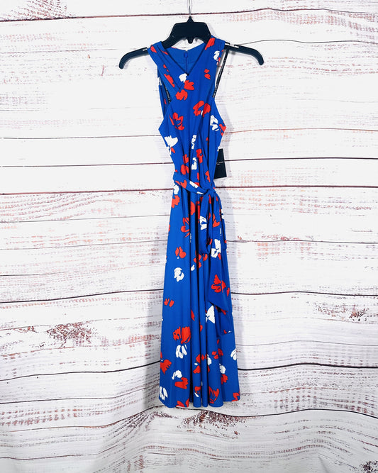 NWT Tahari Dress Blue Multi