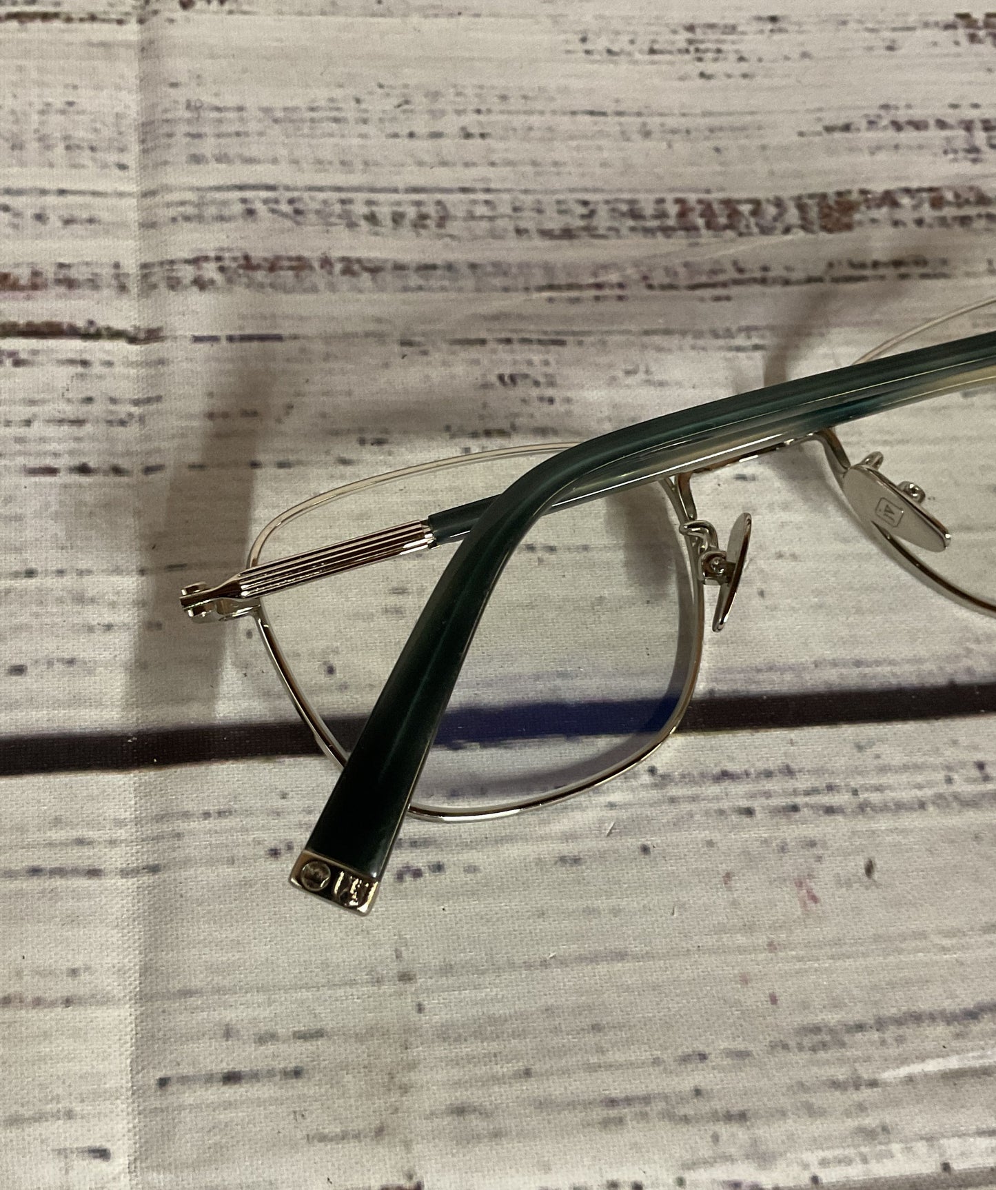 JOHN VARVATOS Silver Classic V177 Eyeglasses Frame Only - Size 145