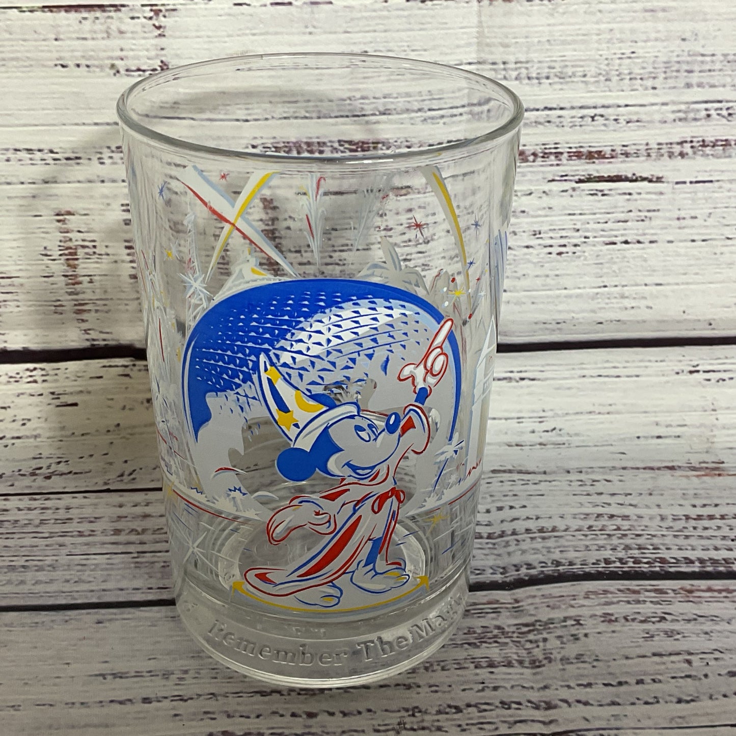 DISNEY 25th Anniversary Mickey Mouse "Remember The Magic" Tumbler Glass