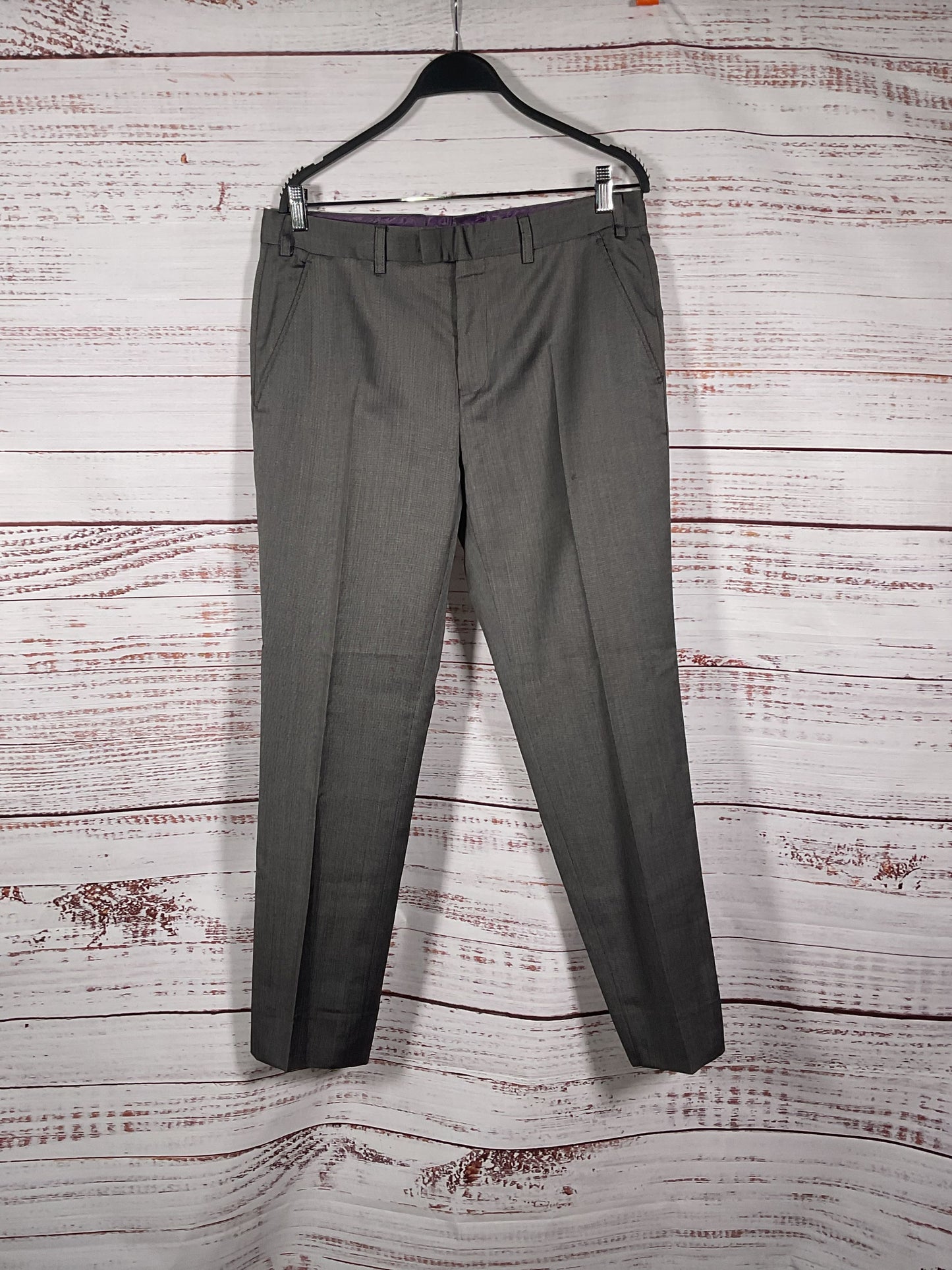 Ted Baker Gray One Button Suit - Size 40R/34R