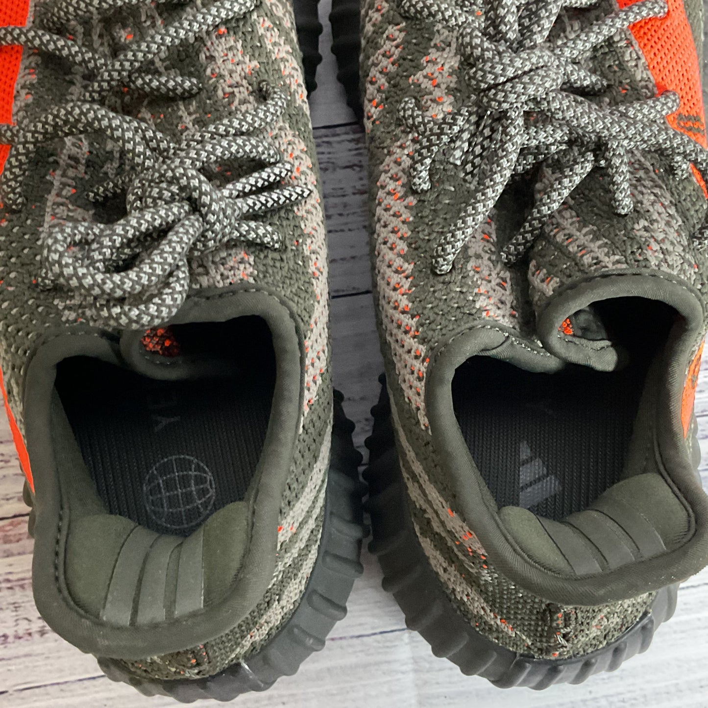 ADIDAS SPLY-350 V2 Boost Men's Gray Orange Shoes- SZ 6
