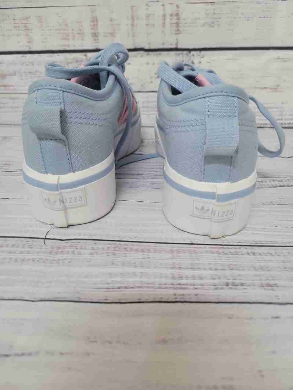 Women's adidas Nizza Platform Blue w/Pink Size 5