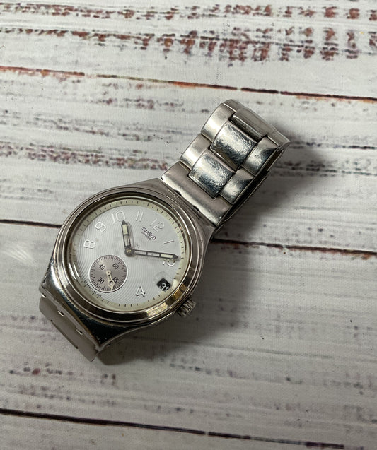 SWATCH Irony Stainless Steel Swiss Made one Jewel Watch