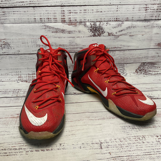 Nike Lebron 12 XII Elite Red/Gold Red Athletic Shoe Men Size 12 2 of 2