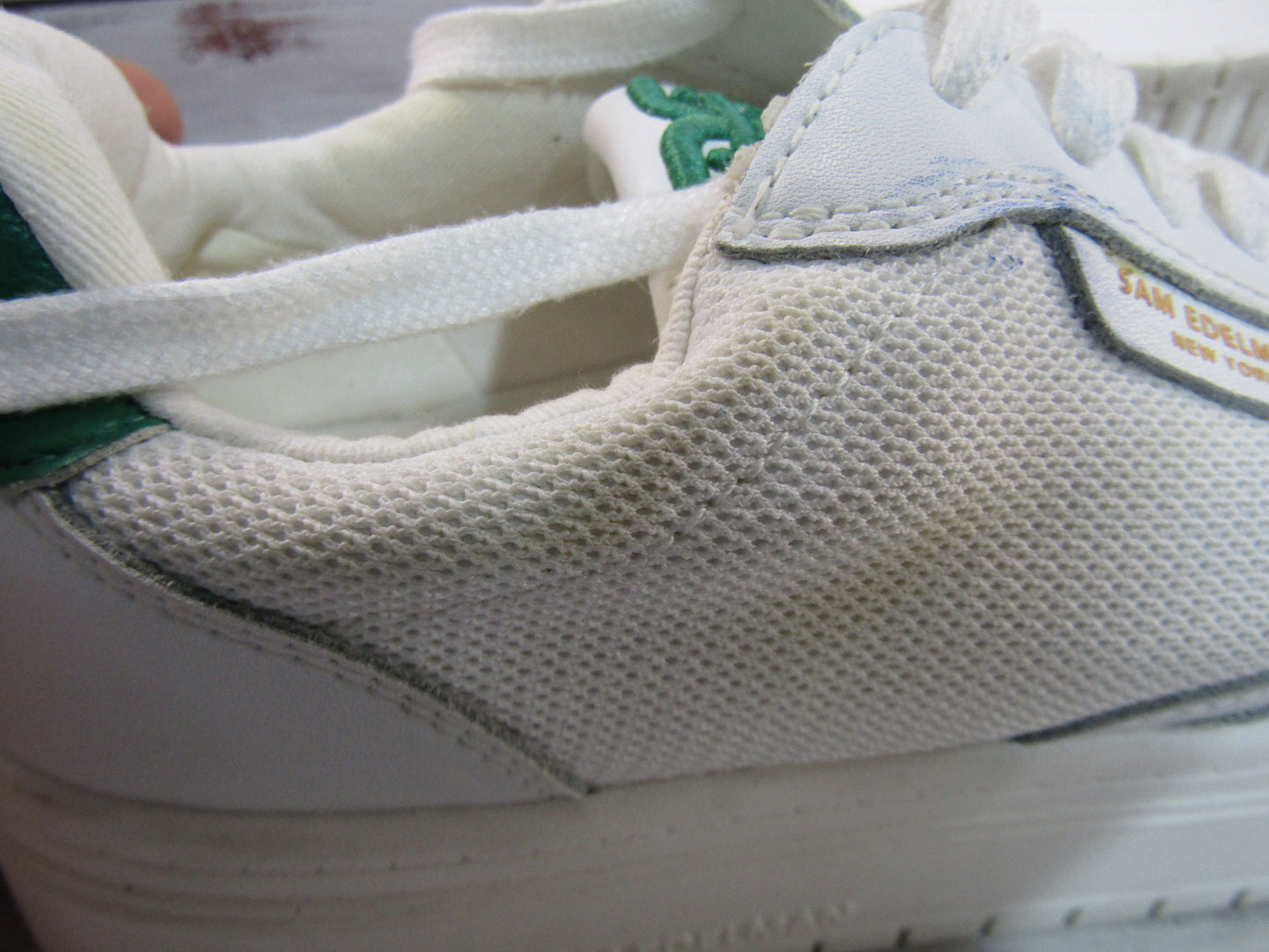 Sam Edelman Blaine Women's White Low Top Sneakers Size 8.5