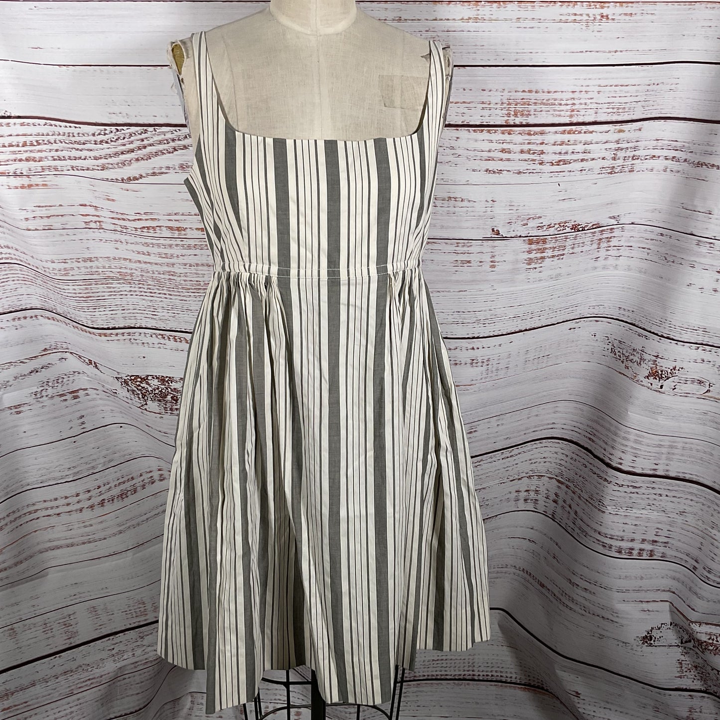 NWT REBECCA TAYLOR Women's Empire Striped Tank Dress- SZ 10