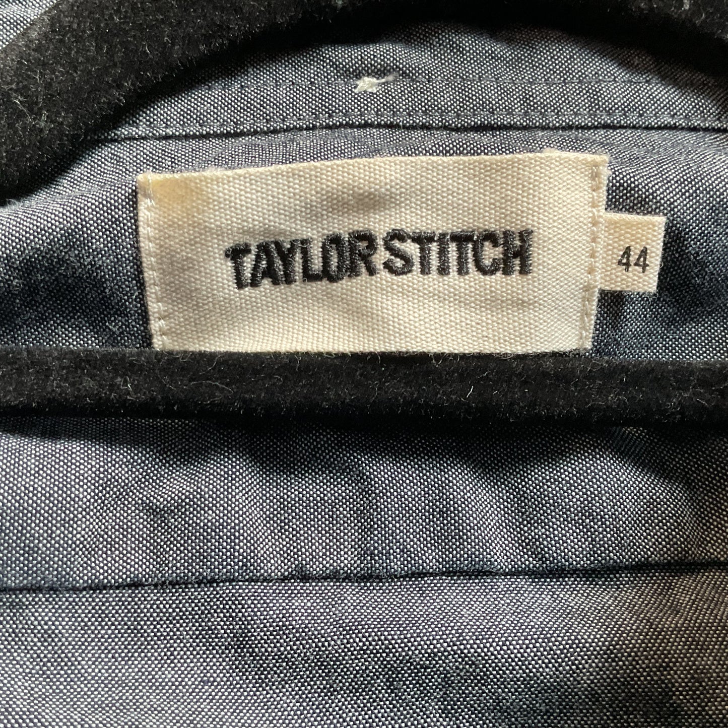 NWT TAYLOR STITCH Men's Gray Button Up Long Sleeve Shirt- SZ 44