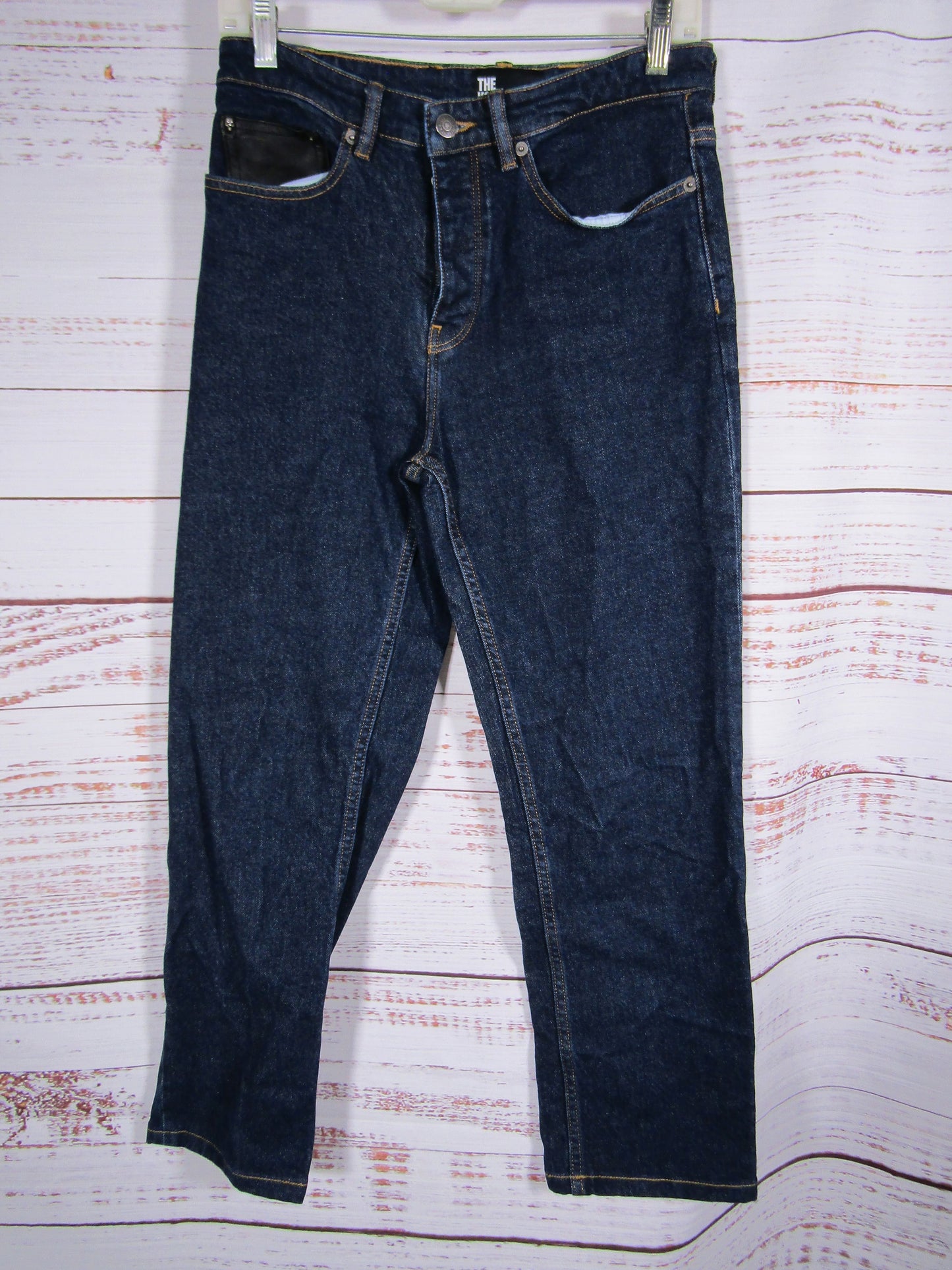 The Kooples Men's Dark Blue Denim Cotton Blend Jeans Size 28 x 26