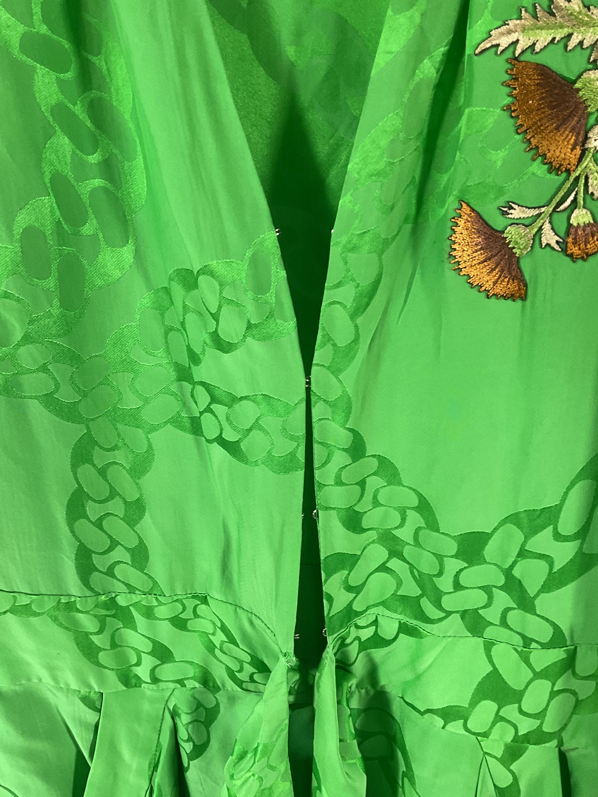 Stella McCartney Green Chain Patterned Jumpsuit - Size 38