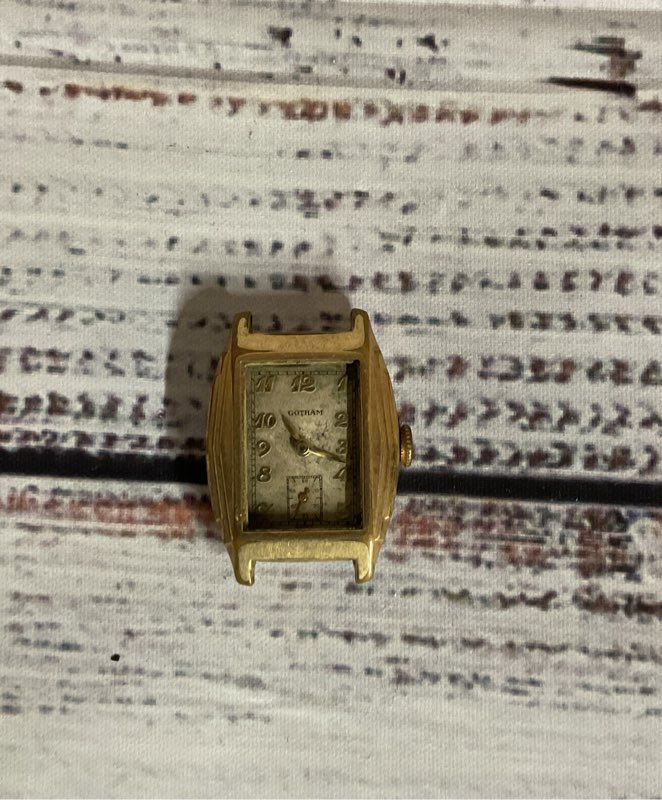 Gotham Stainless Steel Vintage Watch Case AS IS