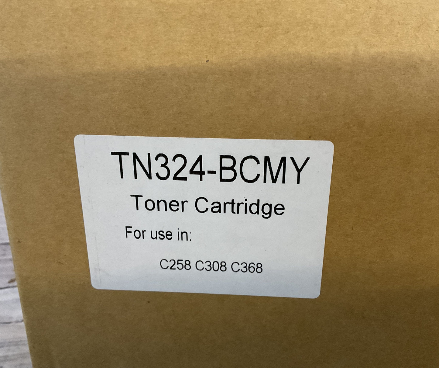 Copier TN324-BCMY Cyan Yellow Magenta Toner Cartridges