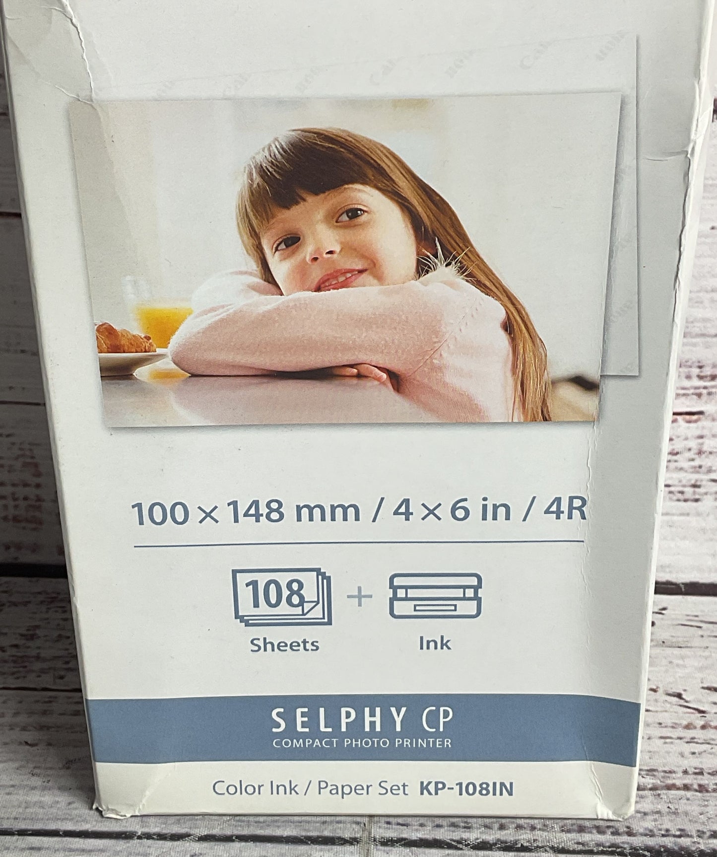 Canon Selphy Compact Photo Printer KP-108IN Color Ink Paper Set