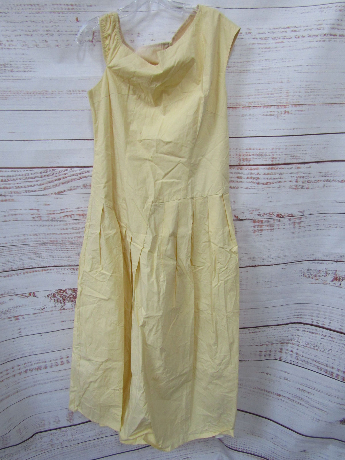 Commense Women's Yellow Dress Size XL