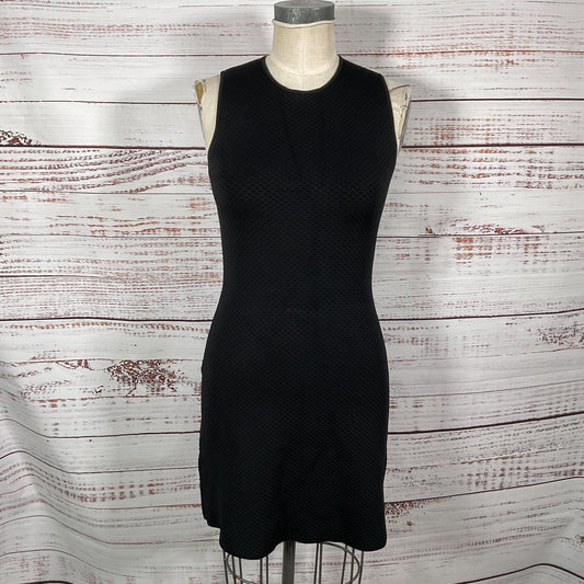 Theory Black Knit Sleeveless Sheath Mini Dress - Size S
