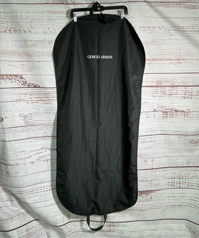 Giorgio Armani Black Nylon Double Carrying Handled Garment Bag