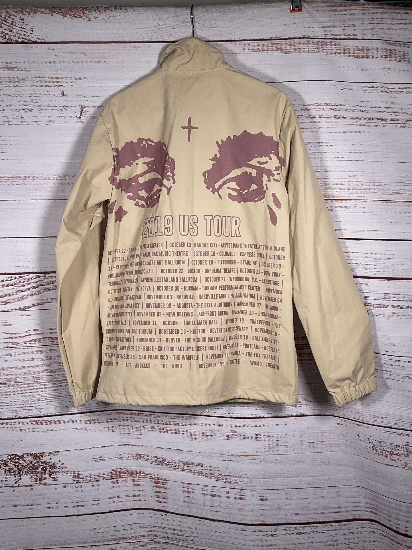 Kevin Gates Beige I'm Him Light Tour Jacket - Size S