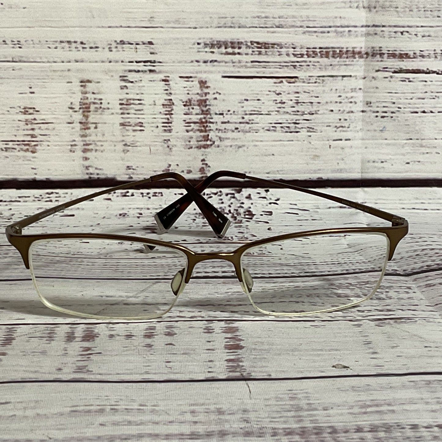 OLIVER PEOPLE'S Faber Unisex Bronze Eyeglasses- Size 52[ ]18 143 (FRAMES ONLY)