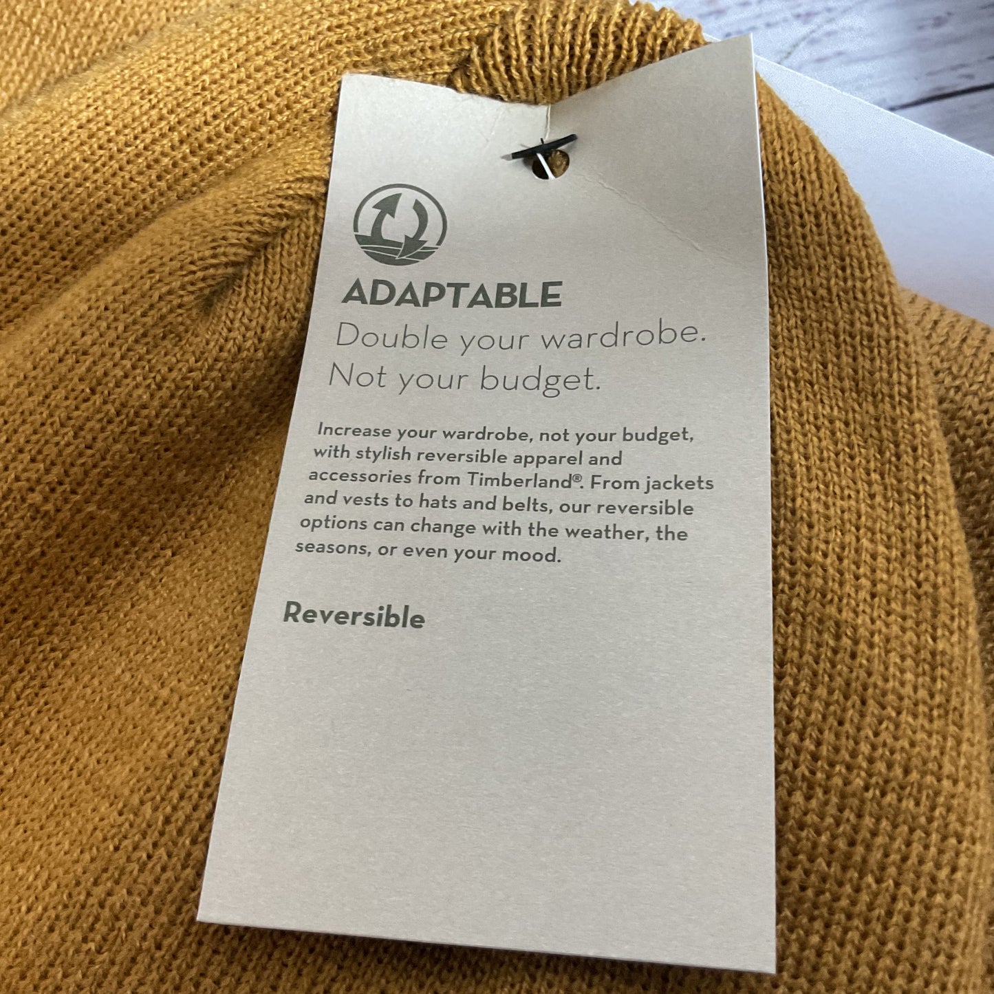 NEW TIMBERLAND Knit Scarf and Beanie Set- ONE SIZE