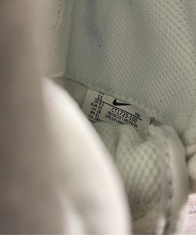 Nike Mid Sneakers Men’s Size 11 White High Top Leather Y2K Classic CT1725-100