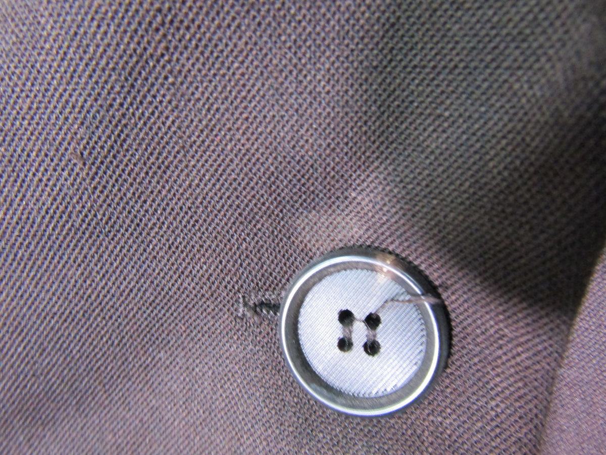 Vintage 1990's Richard Tyler Women's Brown Single Button Blazer Jacket Size S