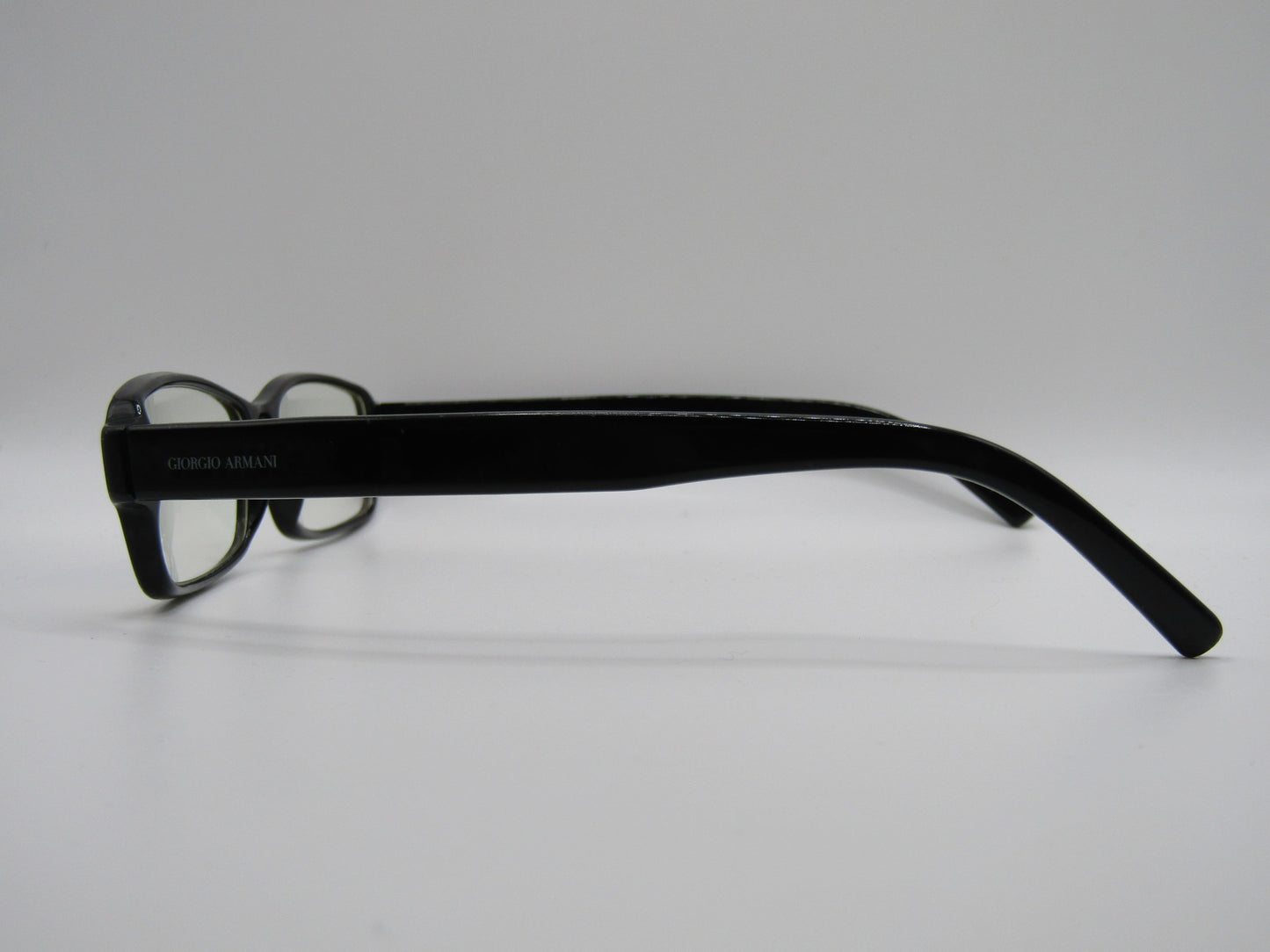 Giorgio Armani GA129 Women's Black Rectangular Eyeglasses Frame Made in Italy