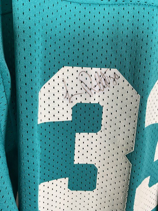 Vintage 90s San Jose Sharks Blue Jersey #33 Signed Contax Size S