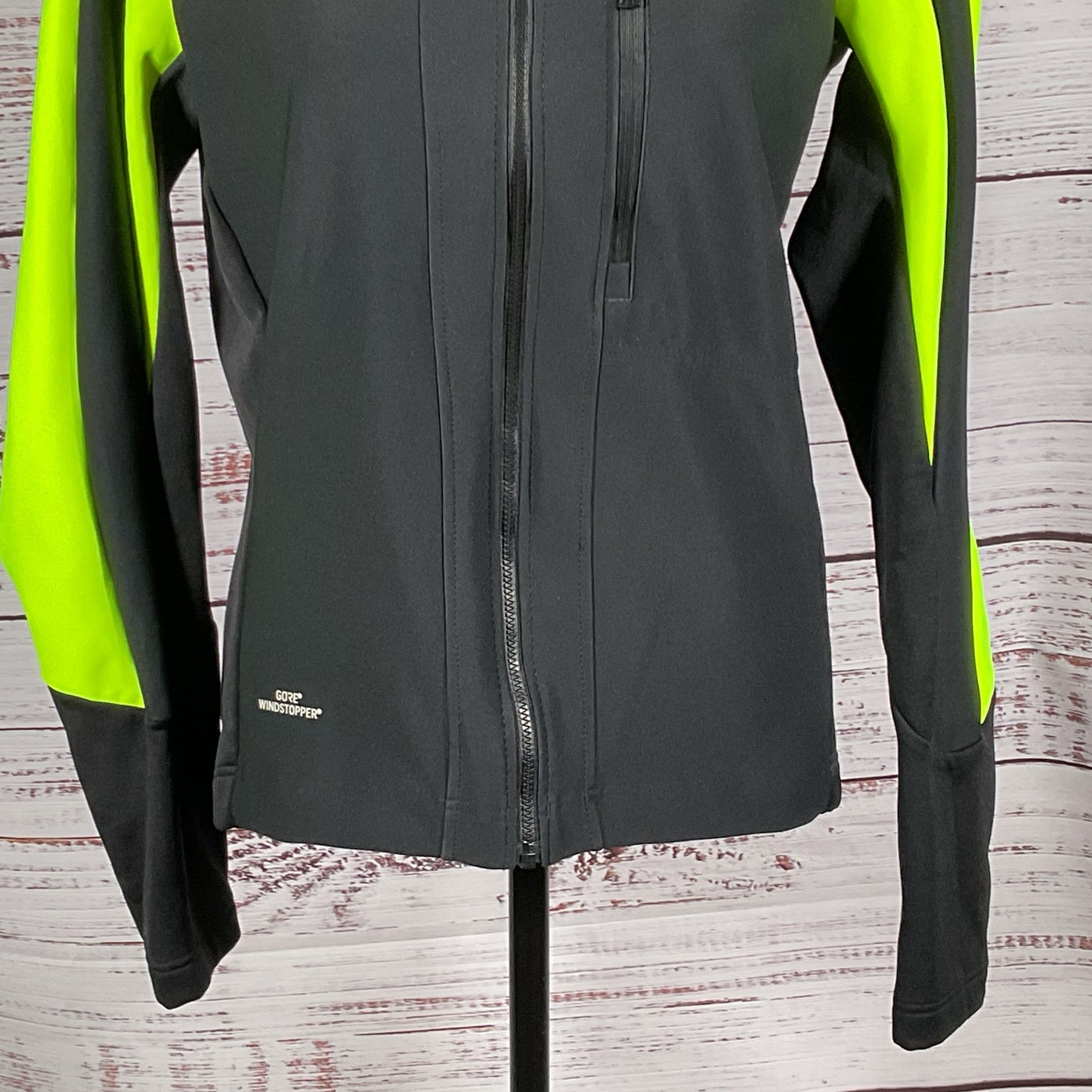 CASTELLI Women's Black Neon Green Cycling Jacket- SZ XL