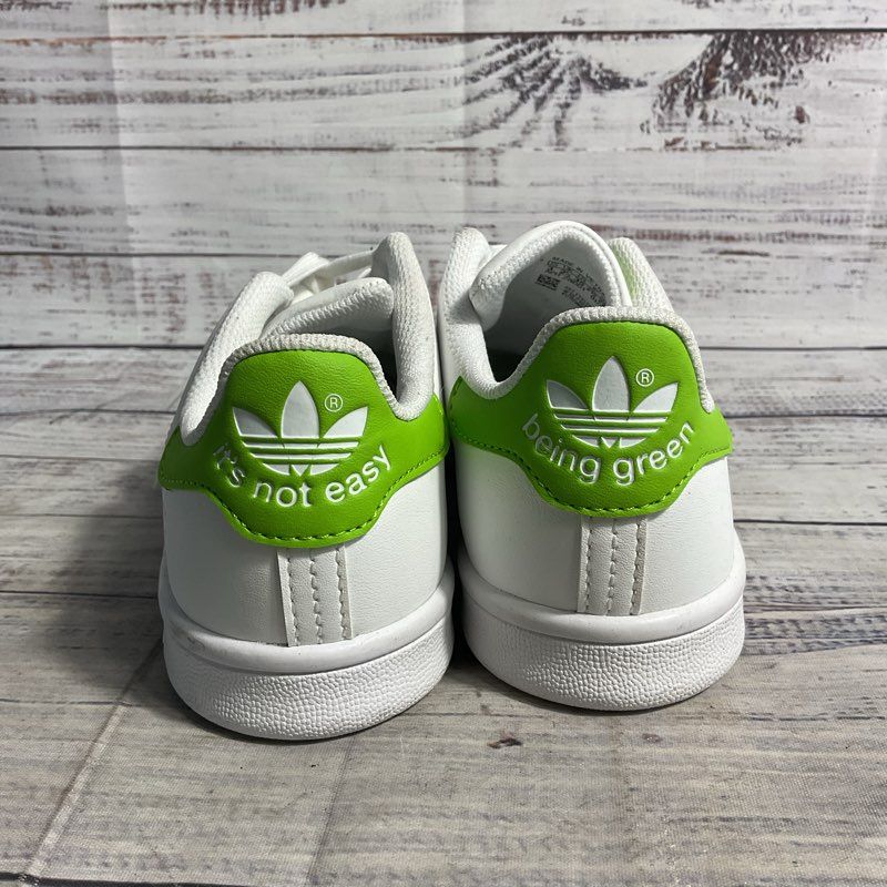 Adidas X The Muppets Kermit The Frog Stan Smith White/Green Sneaker Kid's Size 3
