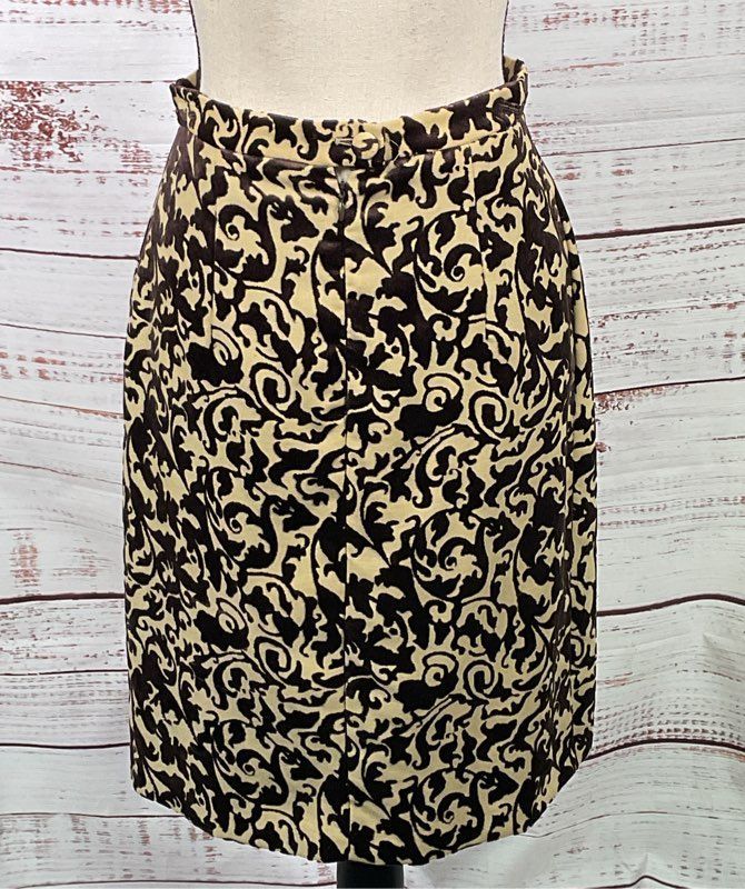 Moschino Cheap and Chic Damask Baroque Print Skirt Multicolor 8