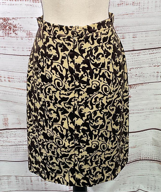 Moschino Cheap and Chic Damask Baroque Print Skirt Multicolor 8