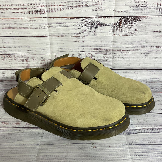 DR. MARTEN'S Jorge II Unisex Beige Khaki Slip-On Shoes- SZ 11M/12W