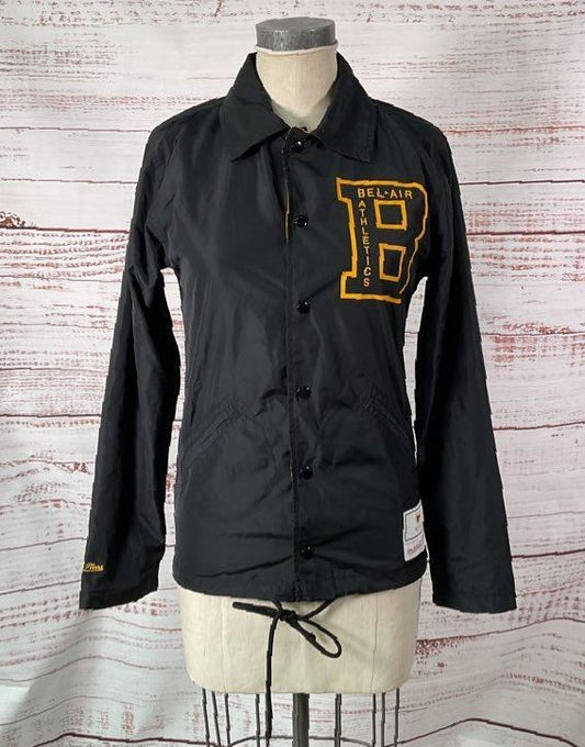 Mitchell & Ness Bel Air Athletics Coaches Jacket Black XS
