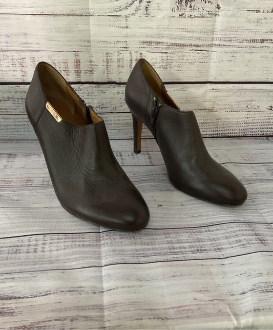 Women's Coach Seneca Brown Booties Size 7