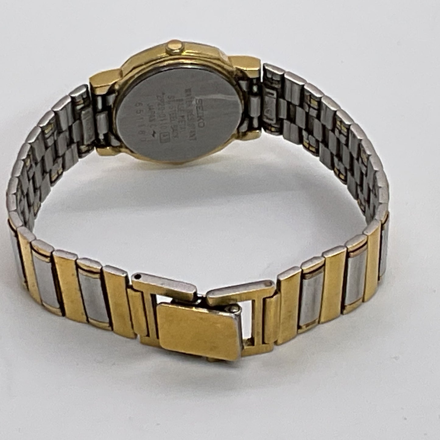 SEIKO 2P20-0110 Women's Two Tone Watch- 6.5"