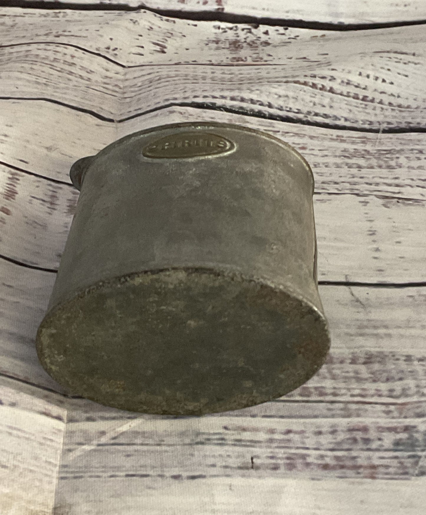 Vintage Canteen Military Metal Spirits Container Steel