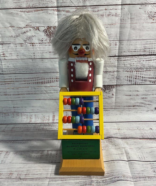 Vintage Steinbach Nutcracker S602 Physicist Albert Einstein 14"