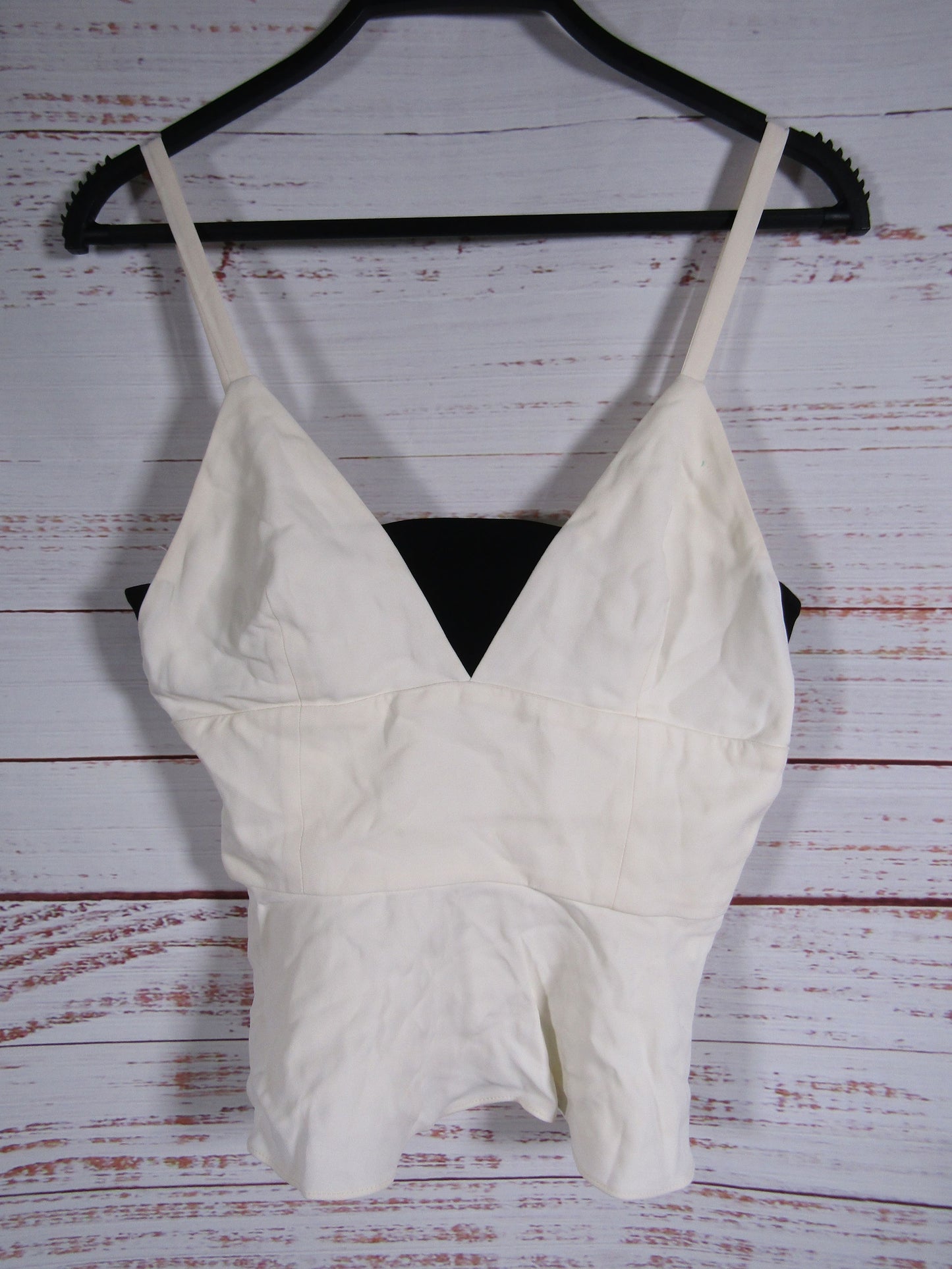 A.L.C. Women's White Sleeveless Tank Top Blouse Size S Made in The U.S.A.