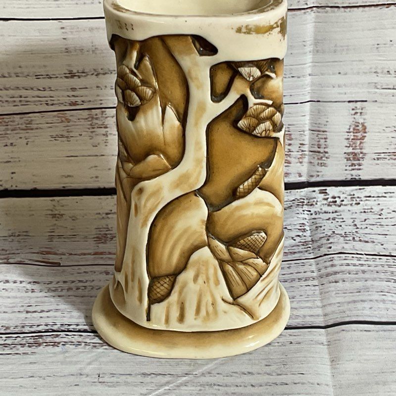 ANTIQUE RW RUDOLSTADT Germany Asian Porcelain Vase- 6.5"