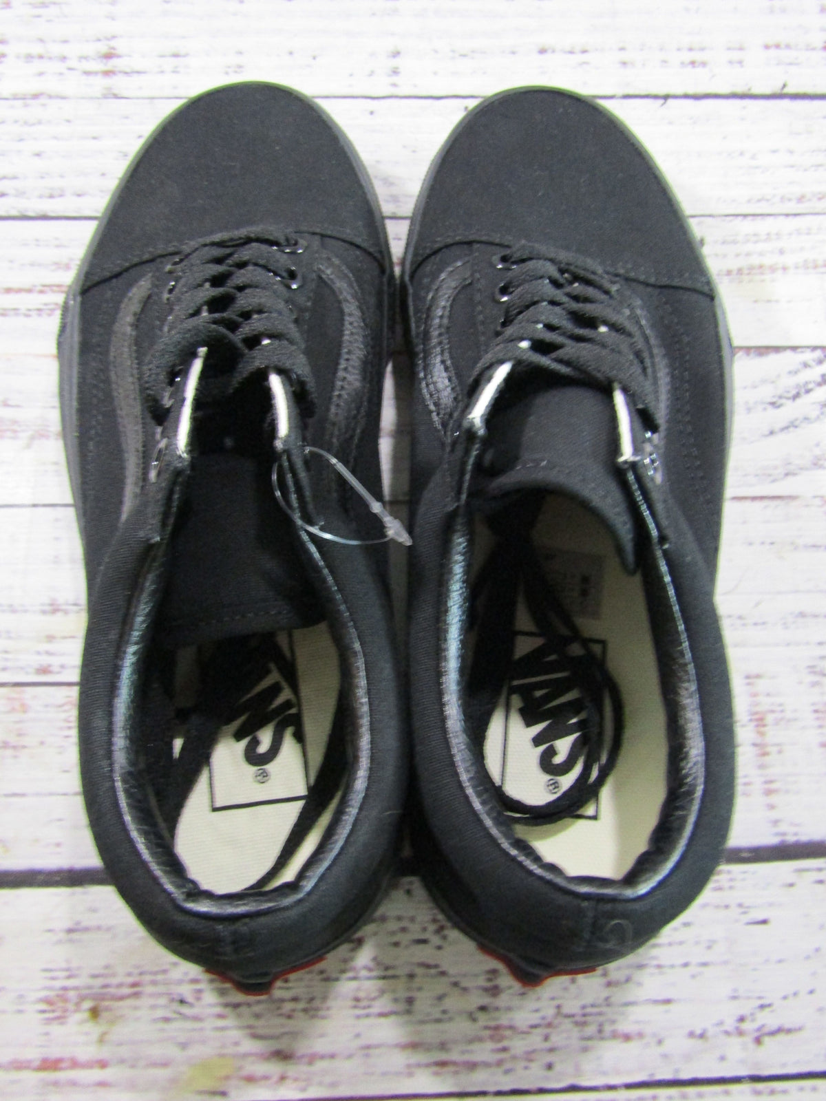 VANS Old Skool Women's Black Low Top Sneakers Size 8