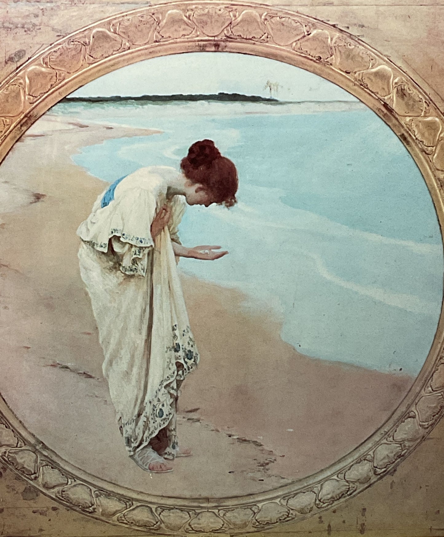 The Sea Hath Its Pearls Print by William H Margetson Framed