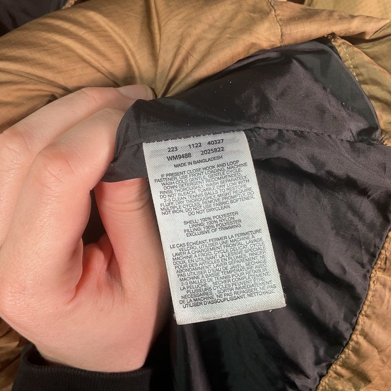 Columbia Brown/Black Puffer Jacket - Size M